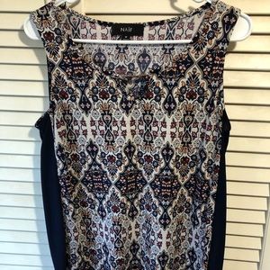 Naïf patterned sleeveless blouse, size medium